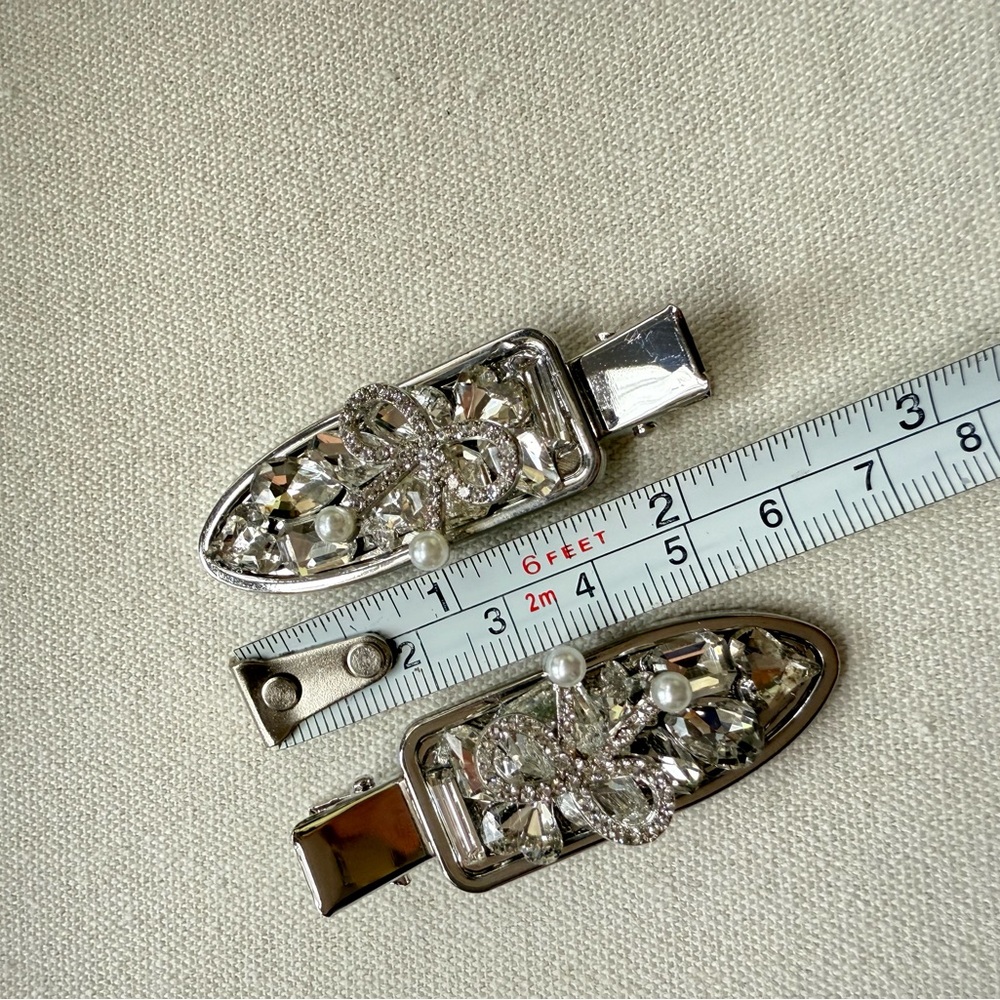 Crystal Hair Clips - Picture 2 of 3